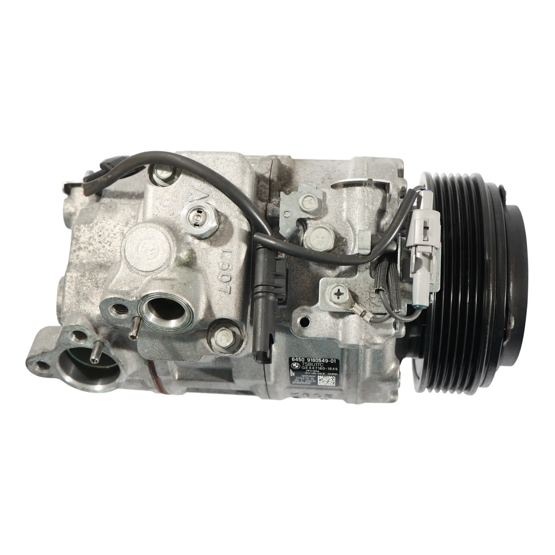 Compressore aria condizionata BMW E60 LCI E81 E90 N53 Pompa 6961621