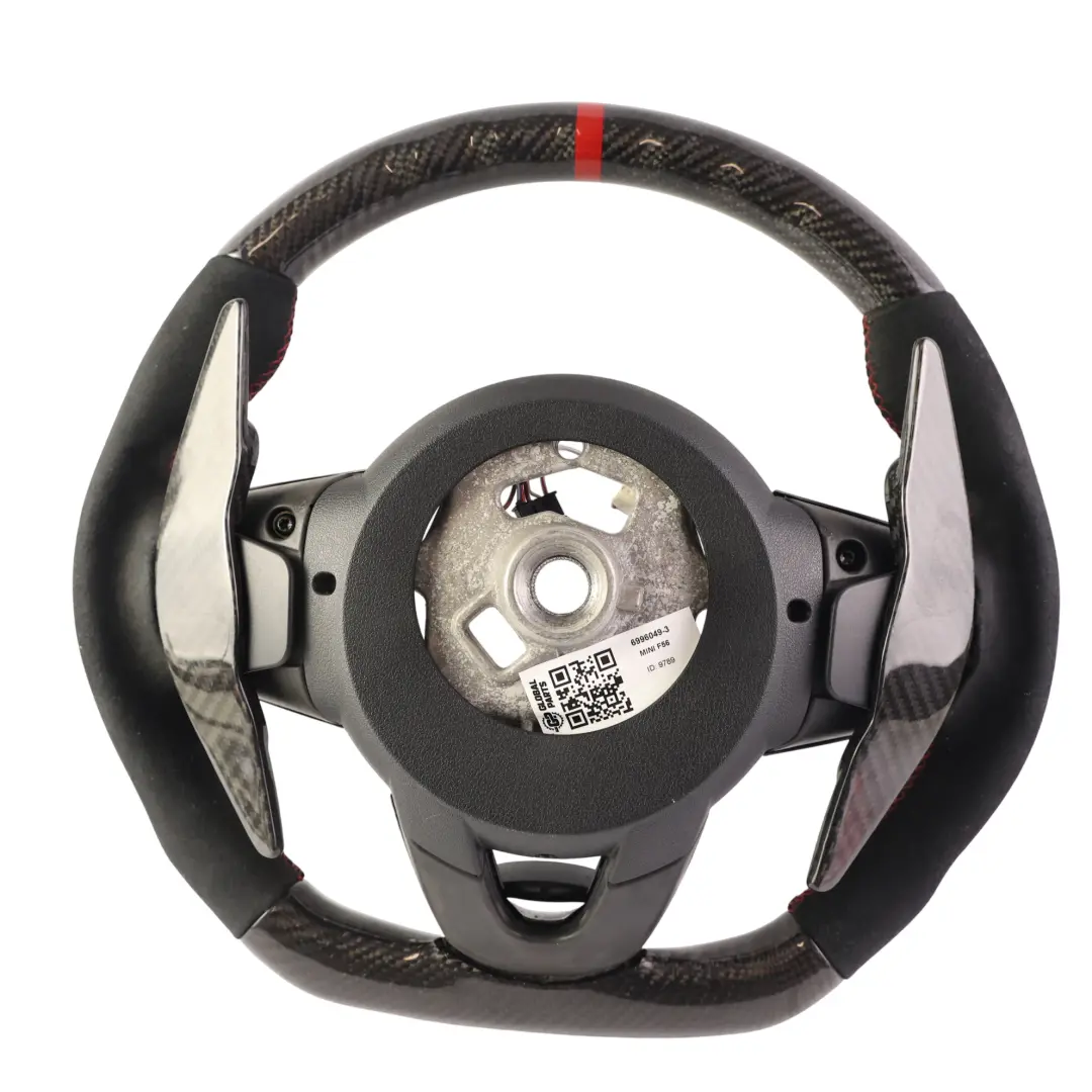 Mini Cooper S JCW F56 Lenkrad Carbon Alcantara Flach Unten Schaltwippen - SKU 6996049-3 - Teilenummer 6996049