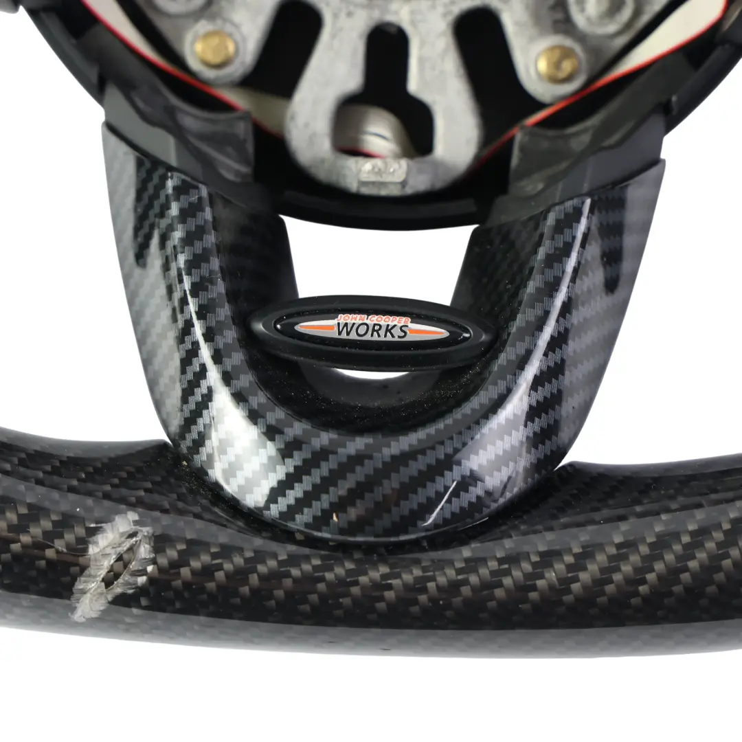 Lenkrad Carbon Alcantara Flach Unten Schaltwippen für Mini Cooper S JCW F56 mit Teilenummer 6996049 Mini Cooper S JCW F56 Lenkrad Carbon Alcantara Flach Unten Schaltwippen - SKU 6996049-3 - Teilenummer 6996049