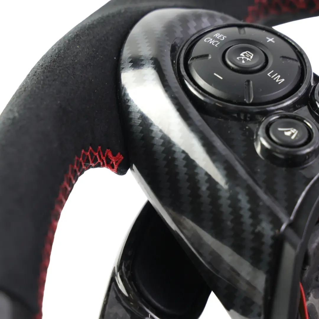 Mini Cooper S JCW F56 Lenkrad Carbon Alcantara Flach Unten Schaltwippen - SKU 6996049-3 - Teilenummer 6996049
