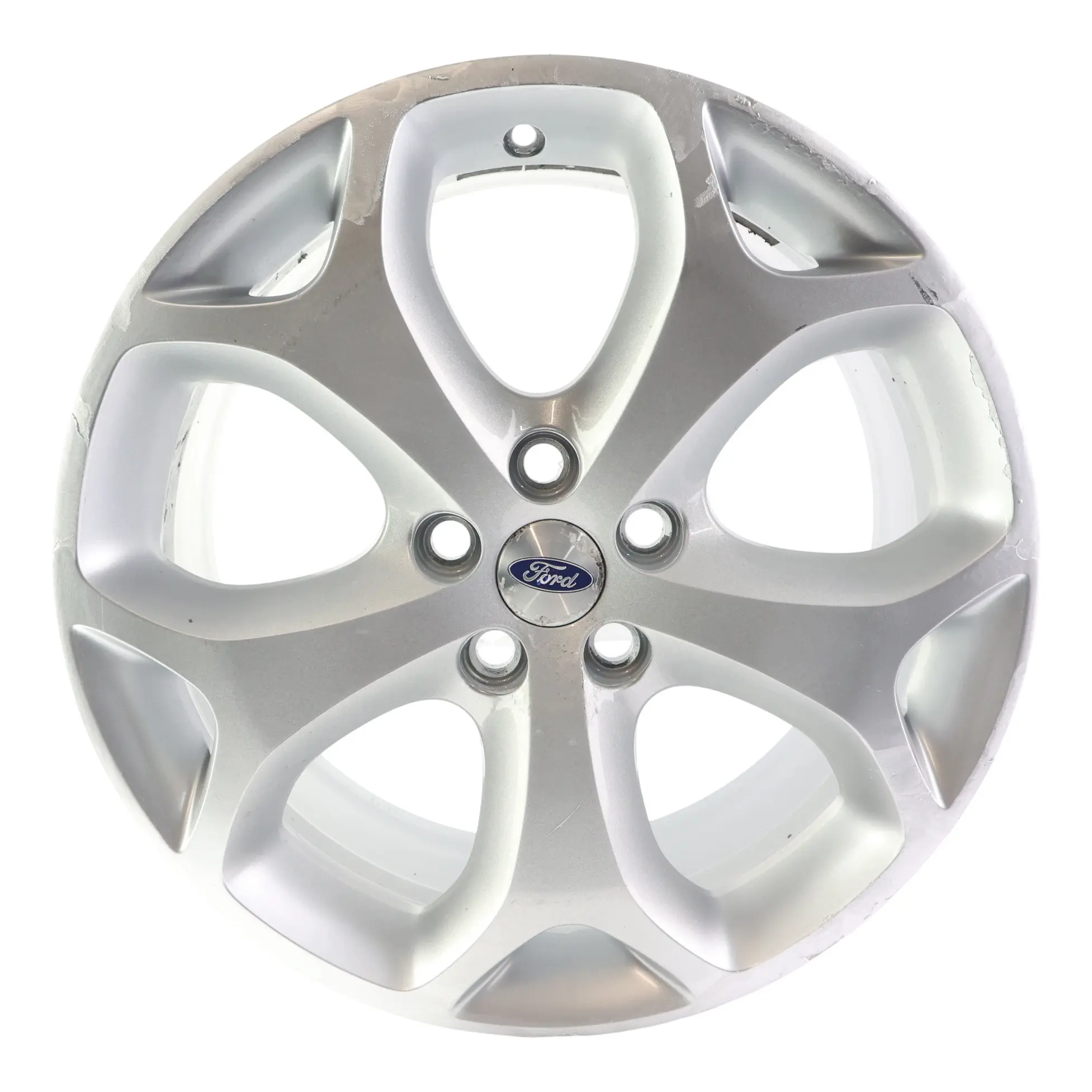 Ford Galaxy Mk2 Wheel Rim Alloy Silver 18" 8J ET:55 Y Spoke 6M2J-1007-CB