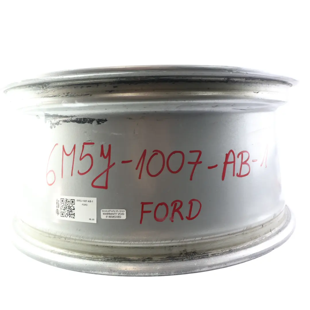 Ford Focus Mk2 Alloy Wheel Rim Silver ST 18" 8J ET52.5 - SKU 6M5J-1007-AB-1 - Part number 6M5J-1007-AB