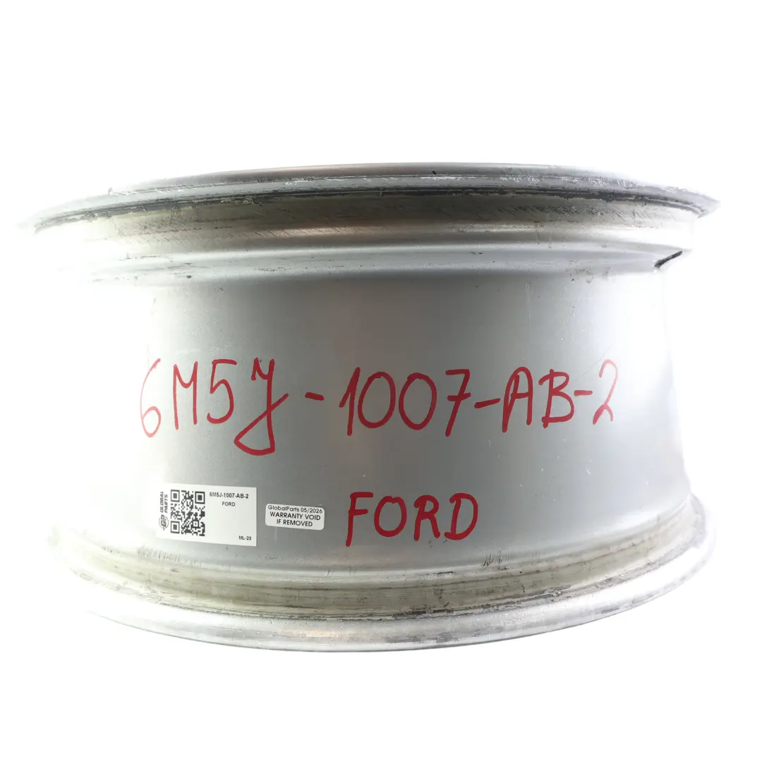 Ford Focus MK2 Cerchio Lega Argento ST 18" 8J ET52.5 - SKU 6M5J-1007-AB-2 - Numero di parte 6M5J-1007-AB