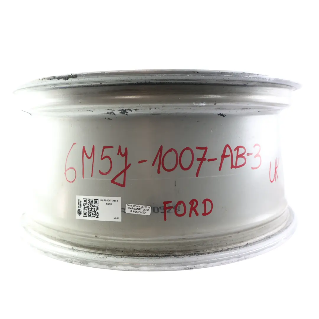 Ford Focus Mk2 Alloy Wheel Rim Silver ST 18" 8J ET52.5 - SKU 6M5J-1007-AB-3 - Part number 6M5J-1007-AB