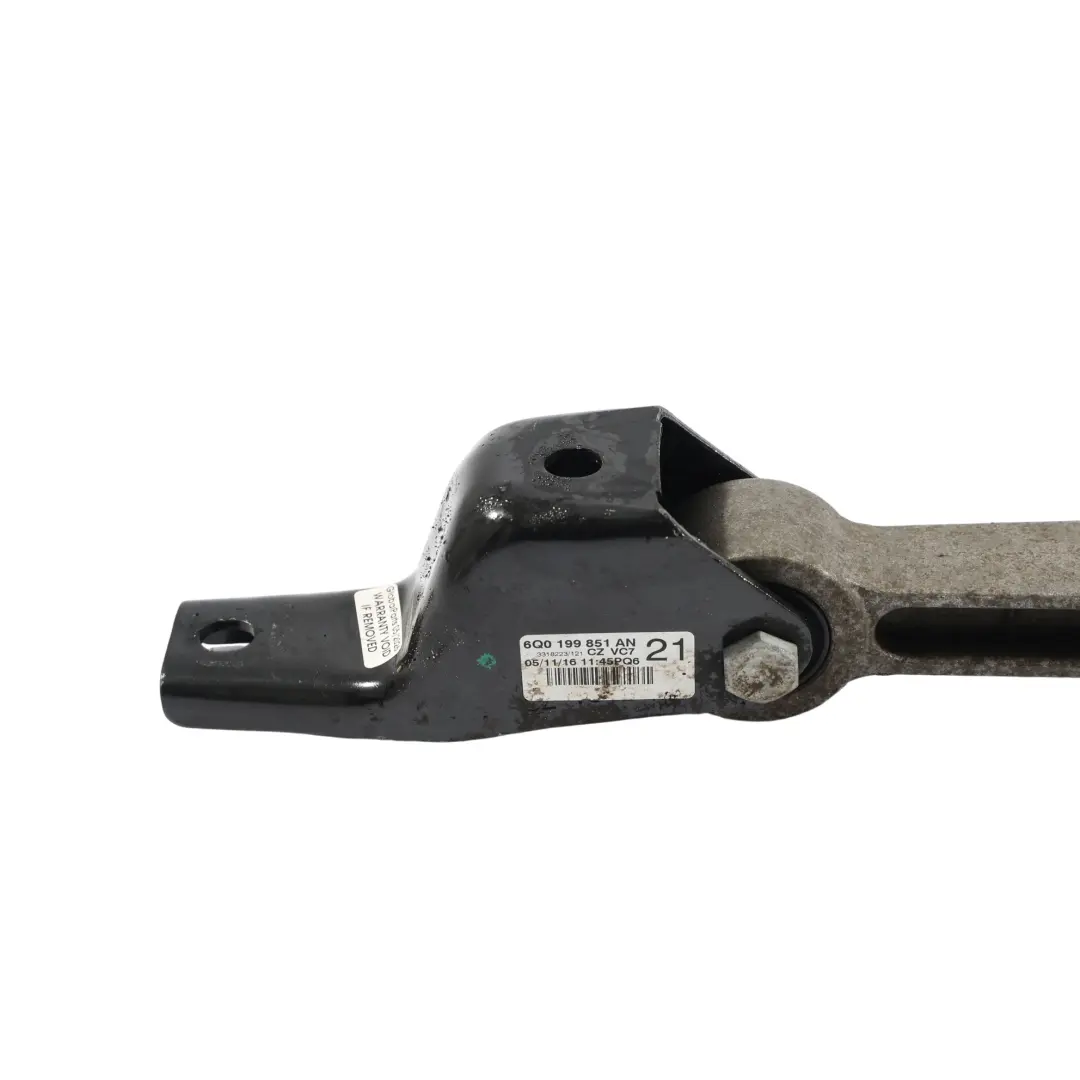 Audi A1 8X Support Fixation Moteur Boîte Vitesses Inférieur 1.4 TFSI - SKU 6Q0199851AN - Numéro de pièce 6Q0199851AN