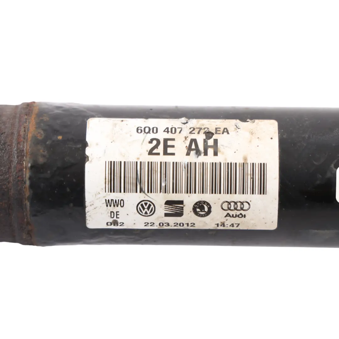 Mk2 Front Axle Driveshaft Right O/S 1.6 Diesel Manual to Skoda Fabia 5J with Part number 6Q0407272EA Skoda Fabia 5J Mk2 Front Axle Driveshaft Right O/S 1.6 Diesel Manual - SKU 6Q0407272EA - Part number 6Q0407272EA