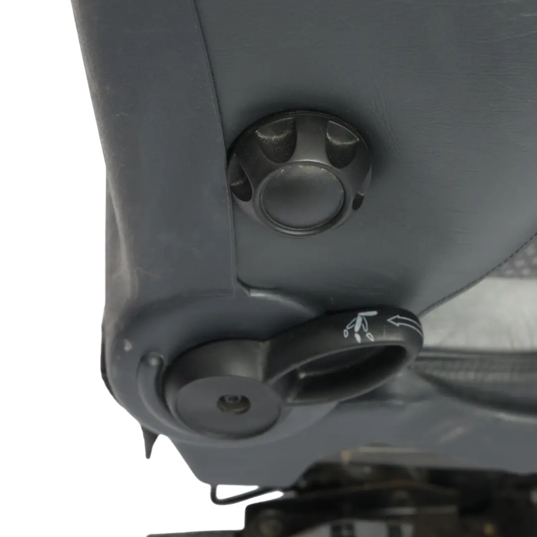 Front Left N/S Half Leather Seat Panther Black Kaleido to Mini Cooper R50 Sport with Part number 7073009 Mini Cooper R50 Sport Front Left N/S Half Leather Seat Panther Black Kaleido - SKU 7073009-2 - Part number 7073009