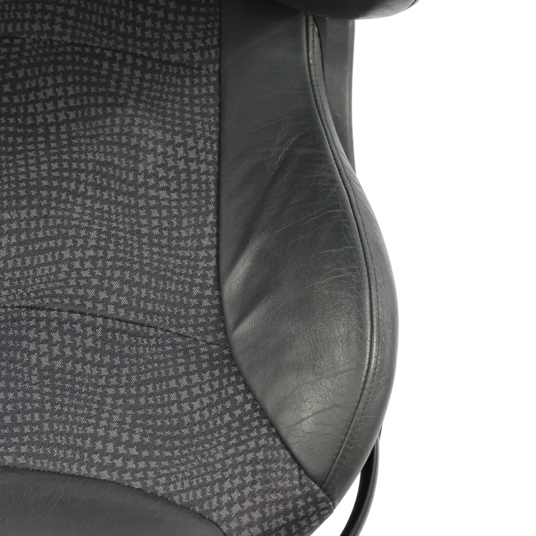 Mini Cooper R50 Sport Vorne Links Halb Leder Sitz Panther Schwarz Kaleido - SKU 7073009-2 - Teilenummer 7073009
