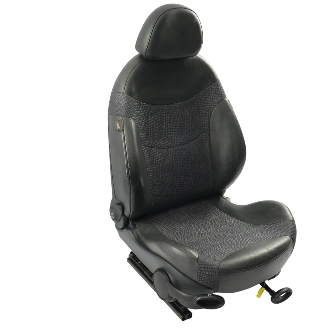 Mini R50 Sedile Anteriore Sport Destro Metà Pelle Tessuto Nero Pantera - SKU 7073010-4 - Numero di parte 7073010