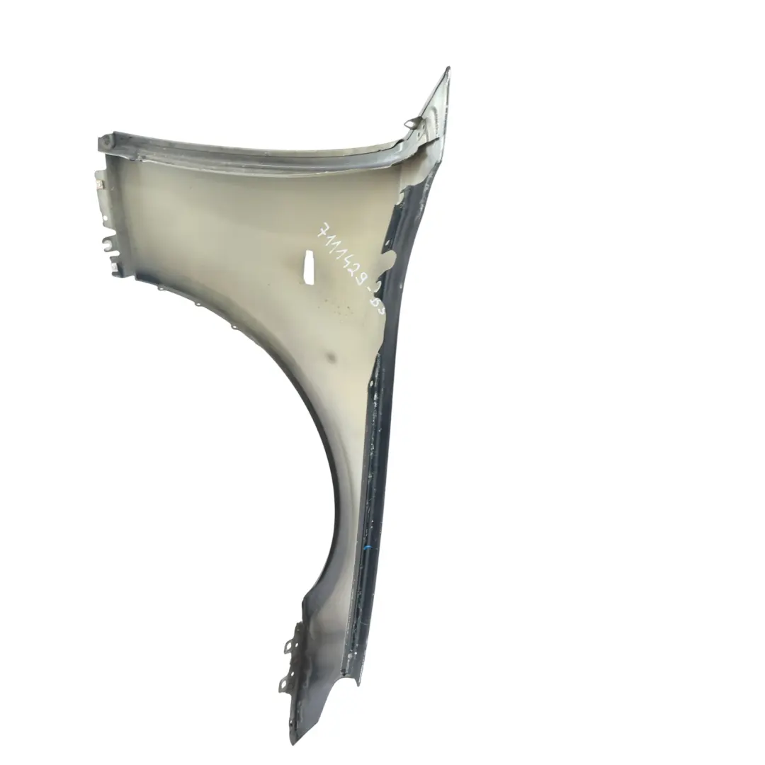BMW E60 E61 Seitenverkleidung Vorne Links Kotflügel Schwarz Saphir Metallic 475 - SKU 7111429-BS - Teilenummer 7111429