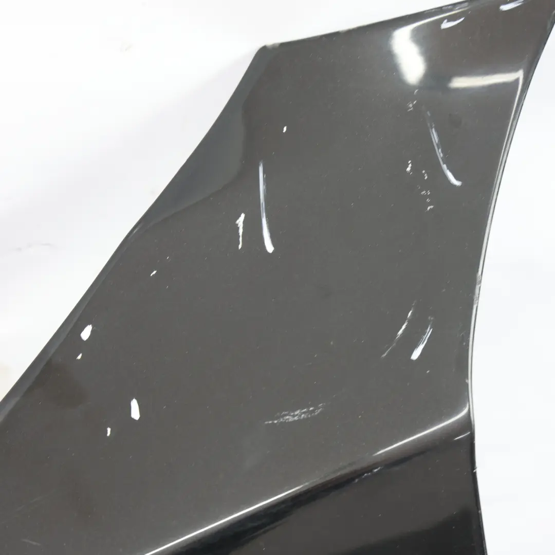 BMW E60 E61 Seitenverkleidung Vorne Links Kotflügel Schwarz Saphir Metallic 475 - SKU 7111429-BS - Teilenummer 7111429