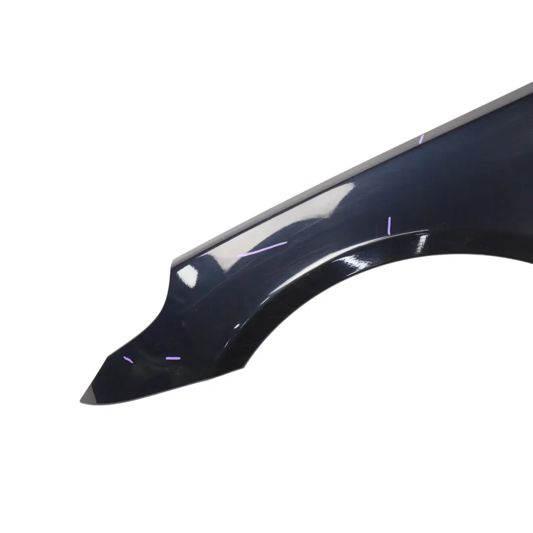 BMW E60 E61 Wing Panel Front Left N/S Fender Side Panel Monacoblau Blue - A35 - SKU 7111429-MB1 - Part number 7111429