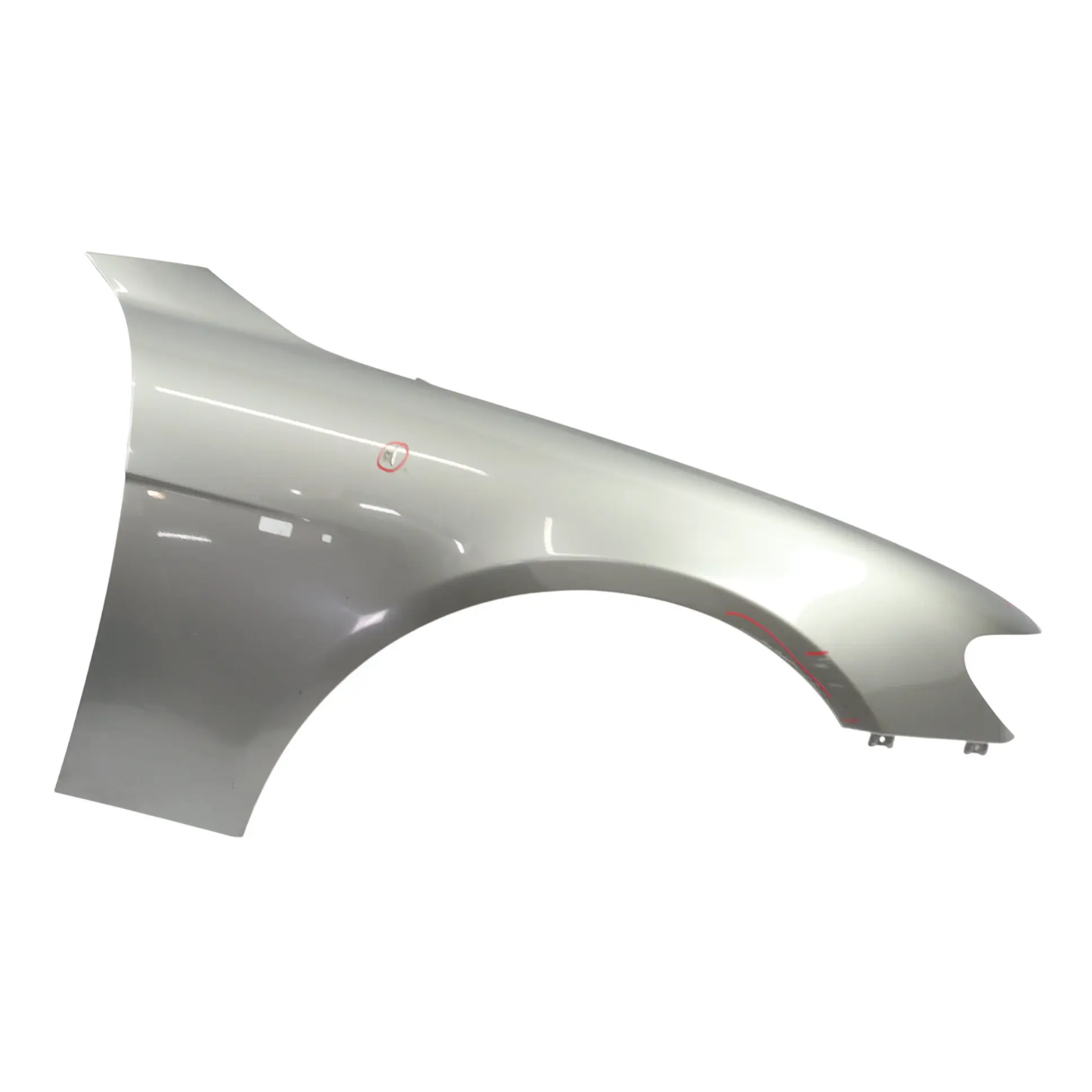 BMW E65 E66 Guardabarros Delantero Derecho Gris Sterling Metalizado 472
