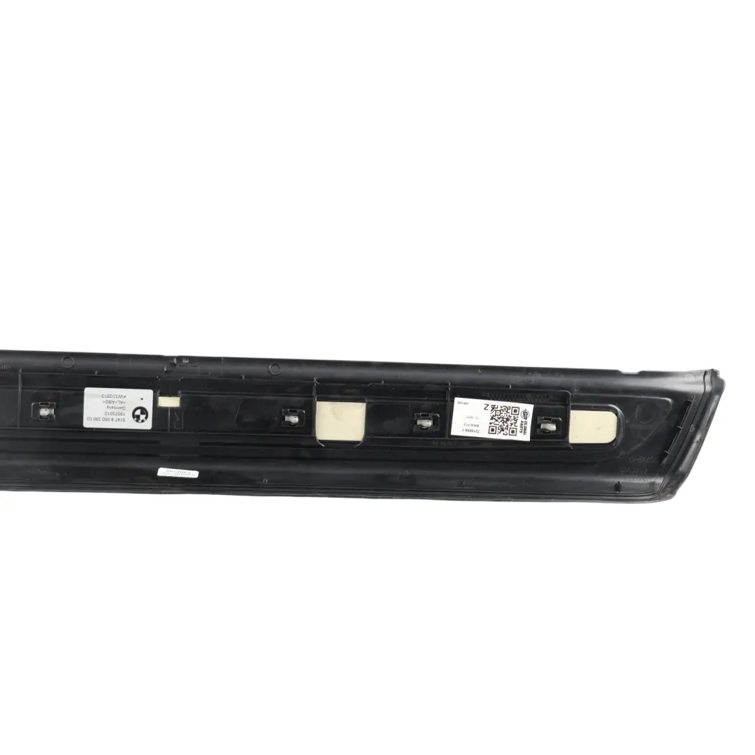 BMW F12 Door Sill Cover Trim Entrance Entry Panel Panelling Right O/S 10073010 - SKU 7219894-1 - Part number 7219894