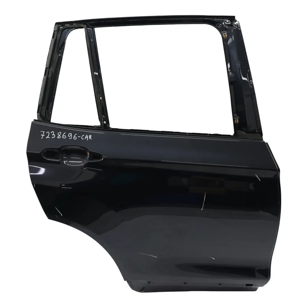 BMW X3 F25 Door Rear Right O/S Carbonschwarz Carbon Black Metallic - 416 - SKU 7238696-CAR - Part number 7238696