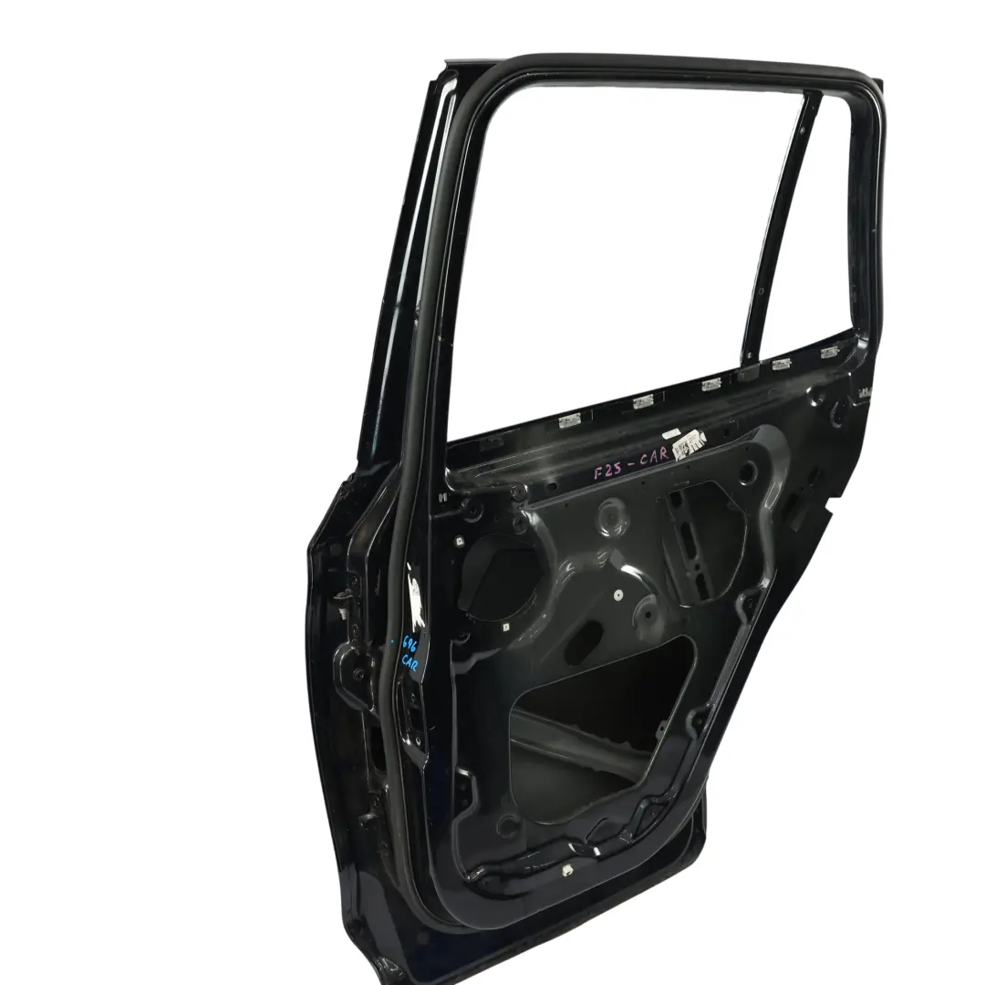 Door Rear Right O/S Carbonschwarz Carbon Black Metallic - 416 to BMW X3 F25 with Part number 7238696 BMW X3 F25 Door Rear Right O/S Carbonschwarz Carbon Black Metallic - 416 - SKU 7238696-CAR - Part number 7238696