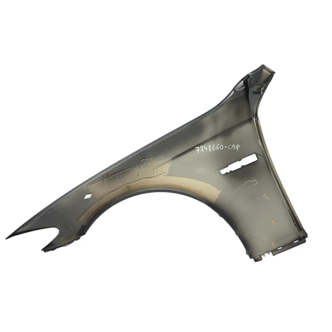 BMW F10 F11 Wing Fender Front Right O/S Side Panel Carbon Black Metallic - 416 - SKU 7248660-CAR - Part number 7248660