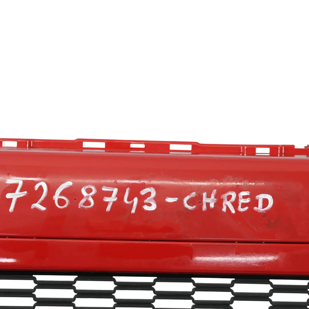 Mini Cooper S R55 R56 R57 LCI R58 Stossfänger Vorn Chili Red Rot - 851 - SKU 7268743-CHRED - Teilenummer 7268743