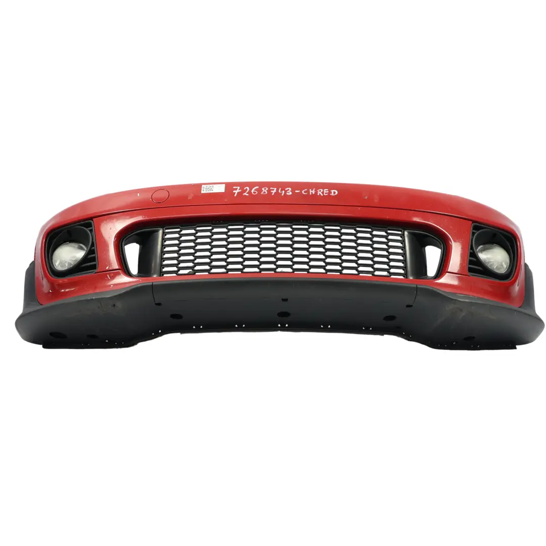 Stossfänger Vorn Chili Red Rot - 851 für Mini Cooper S R55 R56 R57 LCI R58 mit Teilenummer 7268743 Mini Cooper S R55 R56 R57 LCI R58 Stossfänger Vorn Chili Red Rot - 851 - SKU 7268743-CHRED - Teilenummer 7268743