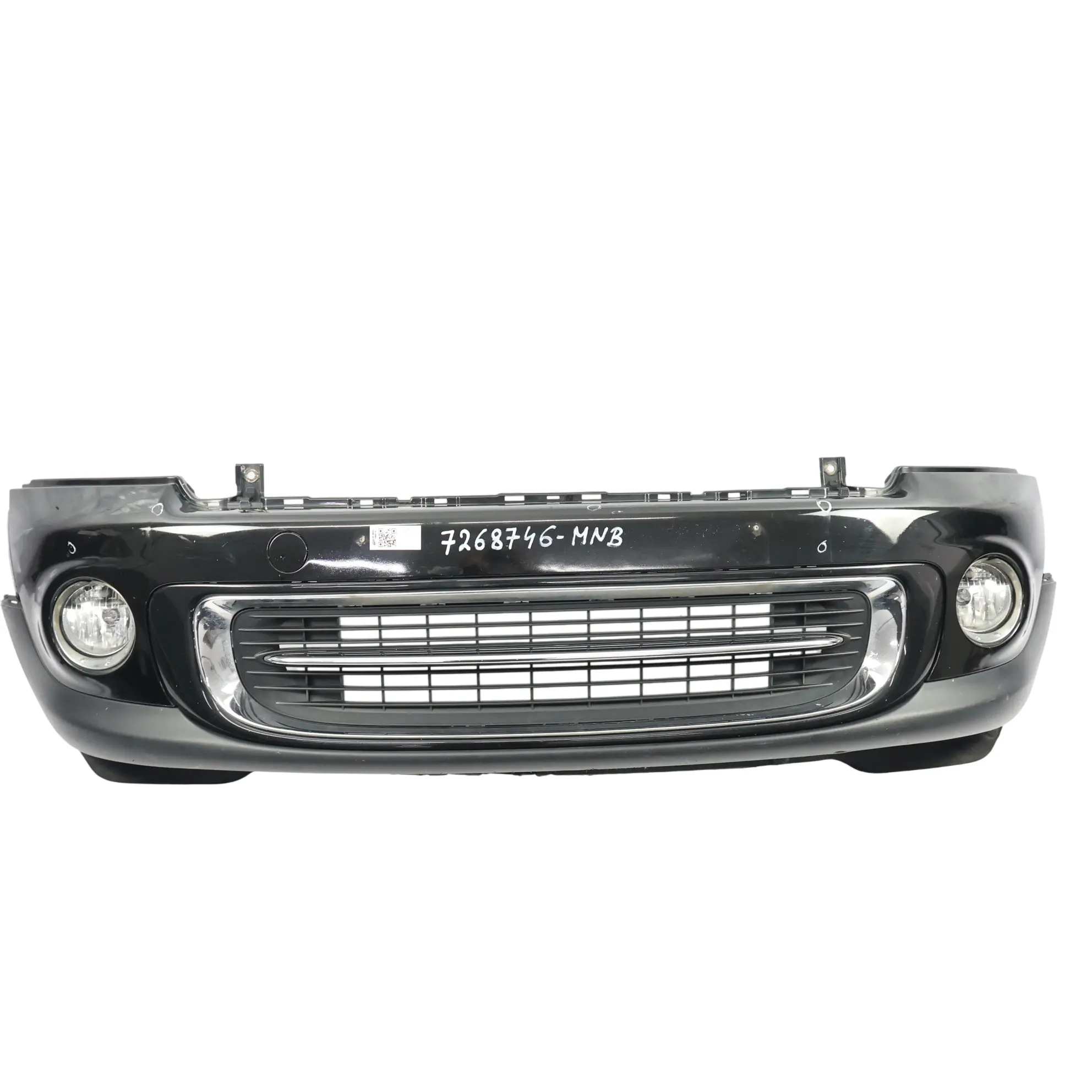 Mini R55 R56 LCI Complete Front Bumper Trim Panel Midnight Black - A94