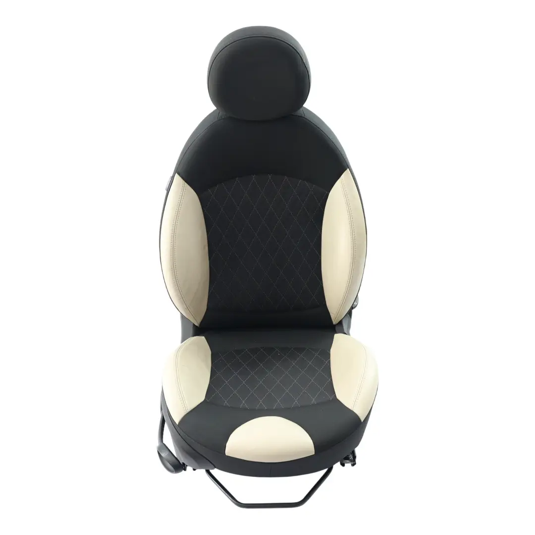 Sedile Sportivo Anteriore Destro Polar Beige Tessuto Pelle per Mini R56 LCI con numero di parte 7270204 Mini R56 LCI Sedile Sportivo Anteriore Destro Polar Beige Tessuto Pelle - SKU 7270204-1 - Numero di parte 7270204