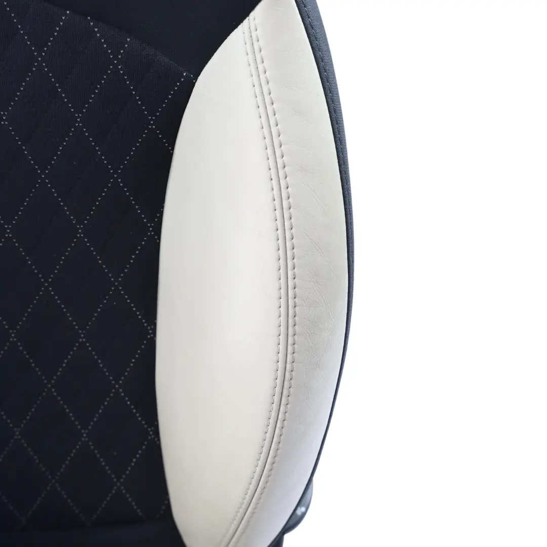 Mini R56 LCI Asiento Deportivo Delantero Derecho Polar Beige Tela Cuero - SKU 7270204-1 - Número de pieza 7270204