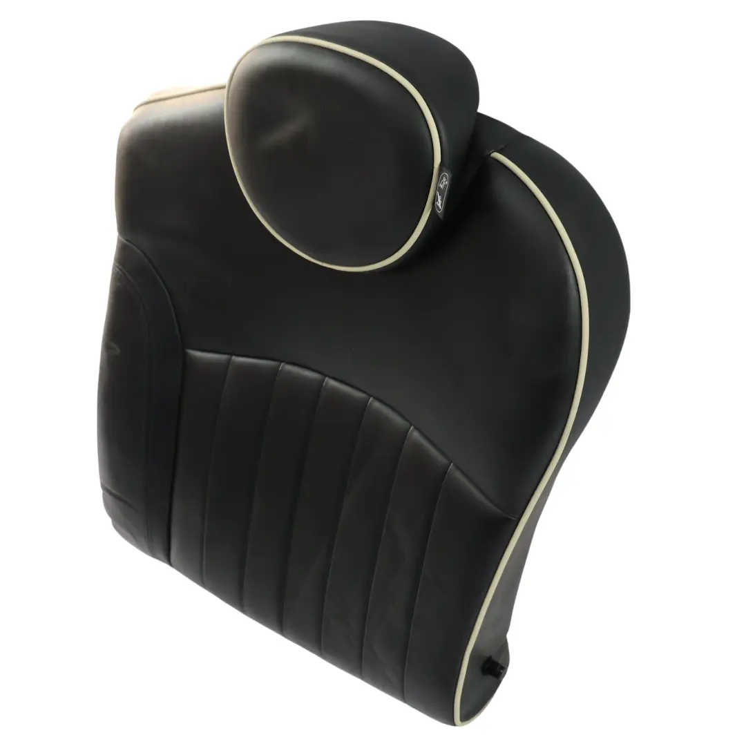 Mini Cooper R55 R56 Hinten Links Sitzrückenlehne Schwarz Leder - SKU 7270395-1 - Teilenummer 7270395
