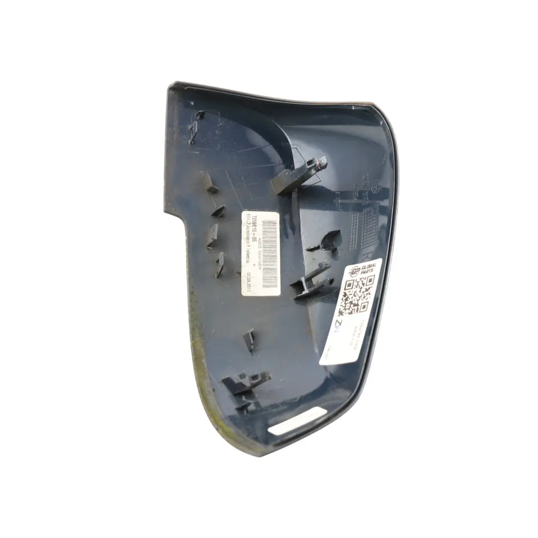  Wing Mirror Cover BMW F20 F30 1 Cover Cap Casing Right O/S Tiefseeblau Blue A76 - SKU 7292746-DSB - Part number 7292746