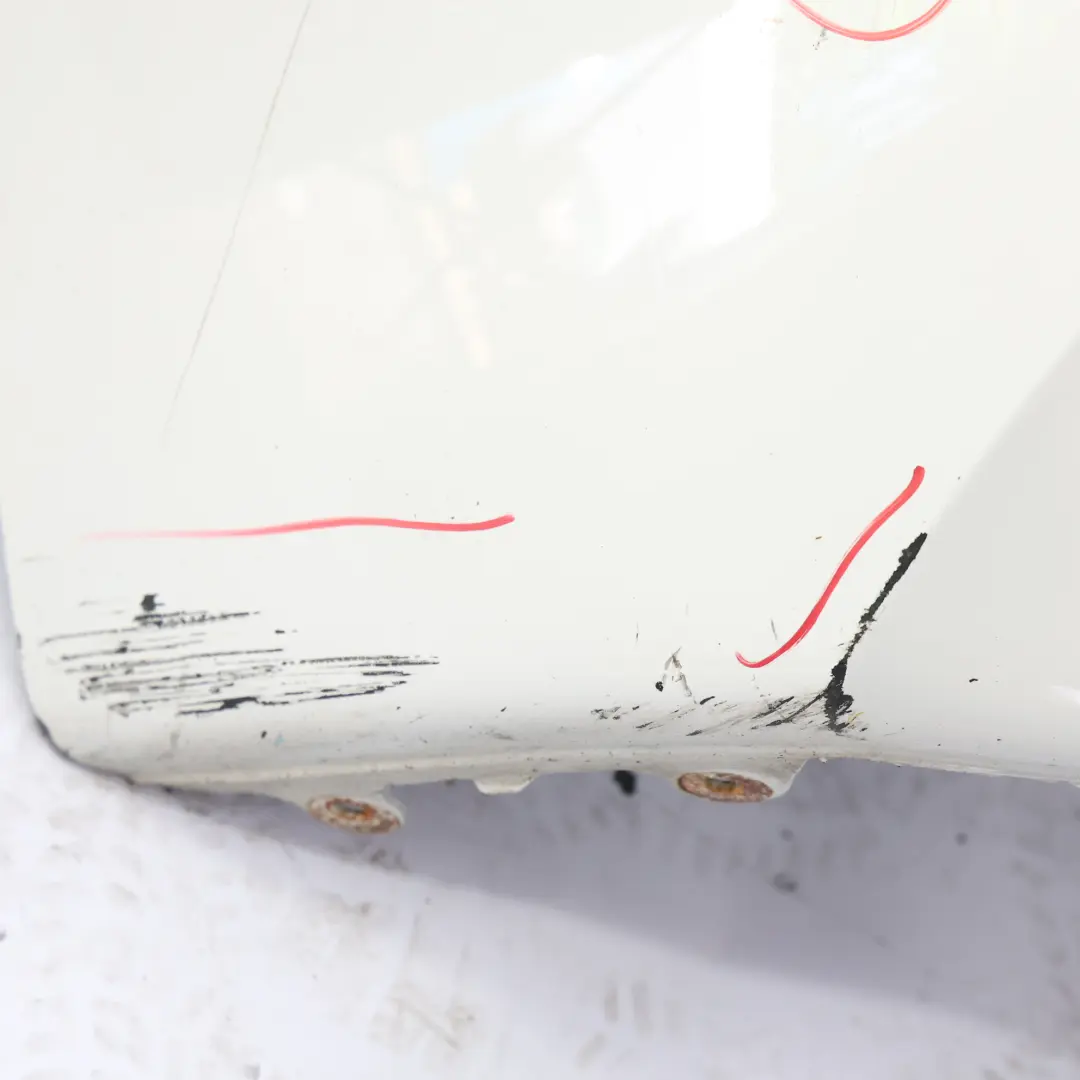 BMW F20 F21 Listwa Zderzaka Tylnego Alpinweiss 3 Biały - 300 - SKU 7293557-AW - Numer Części 7293557