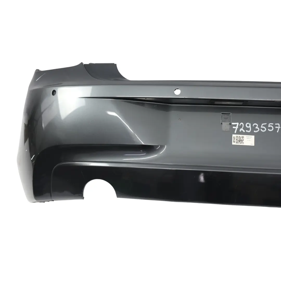 Bumper Trim Panel Mineralgrau Grey Metallic - B39 to BMW F20 F21 Rear with Part number 7293557 BMW F20 F21 Rear Bumper Trim Panel Mineralgrau Grey Metallic - B39 - SKU 7293557-MG - Part number 7293557