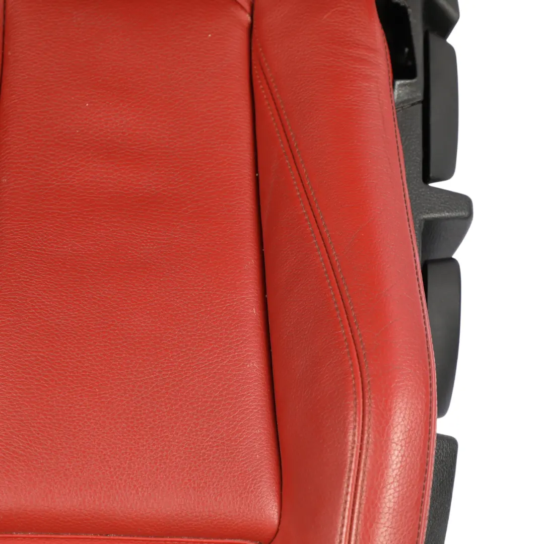 Front Seat Left N/S M Sport Heated Leather Korall Rot Red to BMW F30 with Part number 7295147 BMW F30 Front Seat Left N/S M Sport Heated Leather Korall Rot Red - SKU 7295147-4 - Part number 7295147