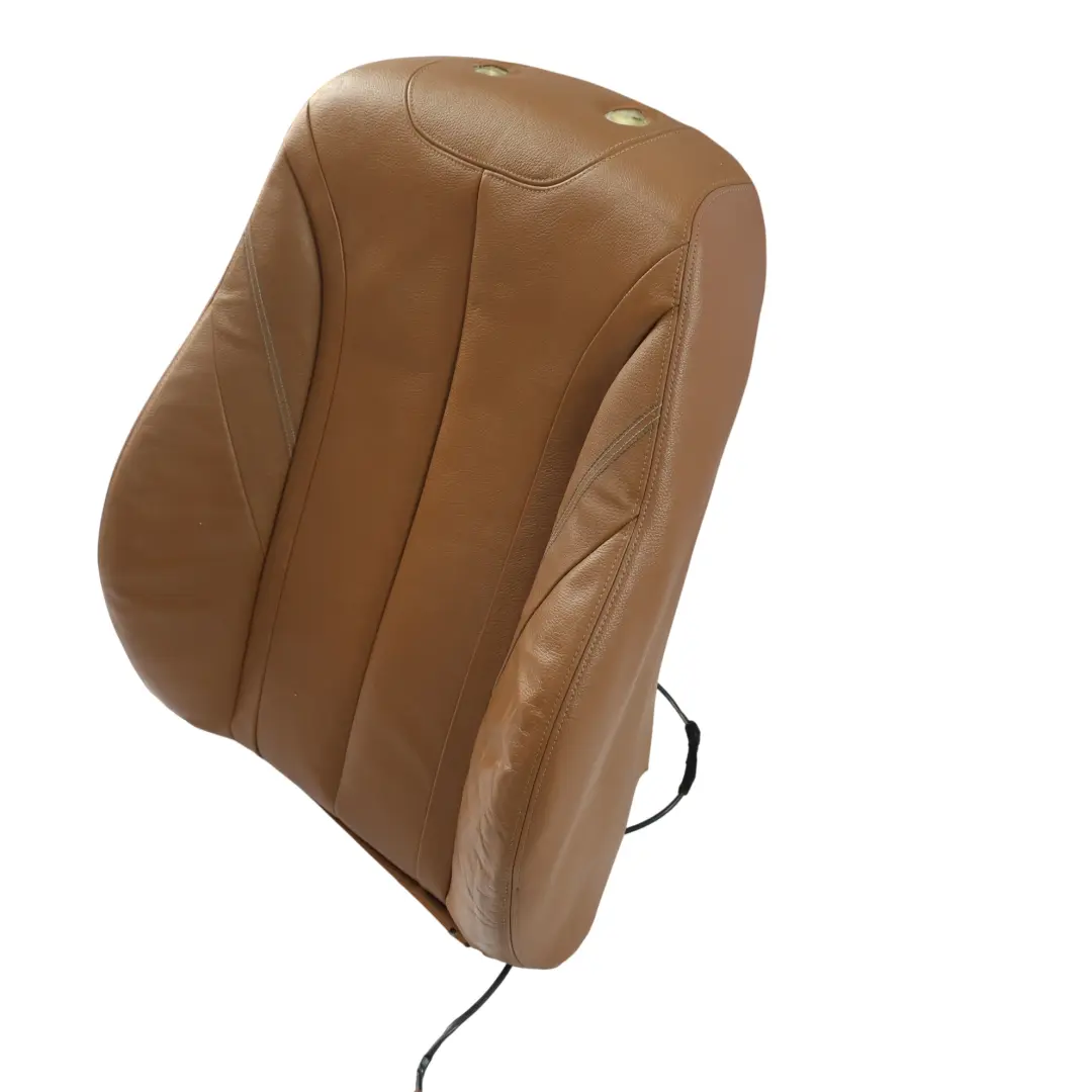 BMW F30 F34 Sitzlehne Abdeckung Beheizt Leder Sattel Braun Vorne Links - SKU 7303723 - Teilenummer 7303723