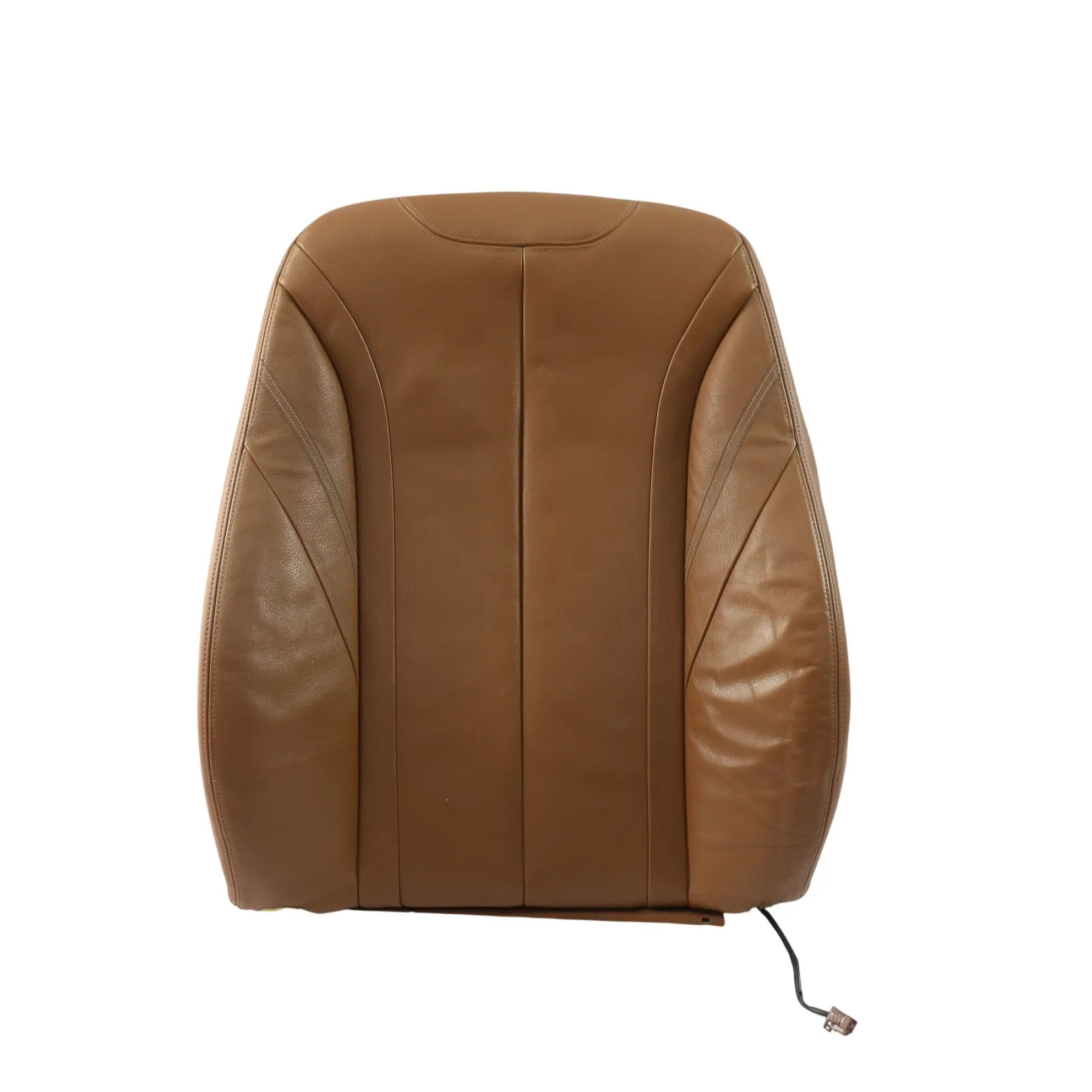 BMW F30 F34 Seat Backrest Covering Heated Leather Saddle Brown Front Left N/S
