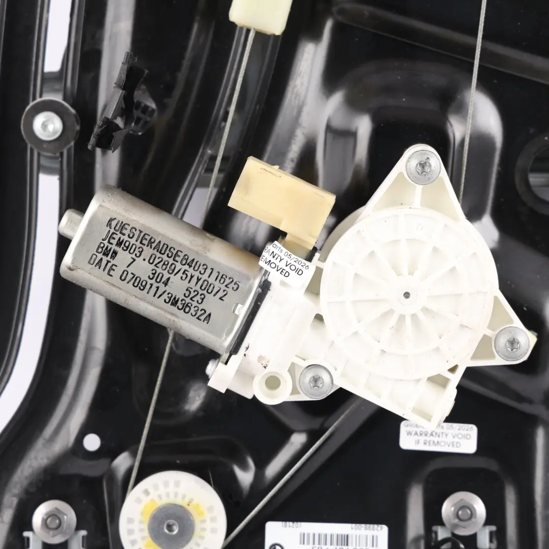Door Window Lifter Regulator Unit Rear Left N/S to BMW F12 with Part number 7303787 BMW F12 Door Window Lifter Regulator Unit Rear Left N/S - SKU 7303787 - Part number 7303787