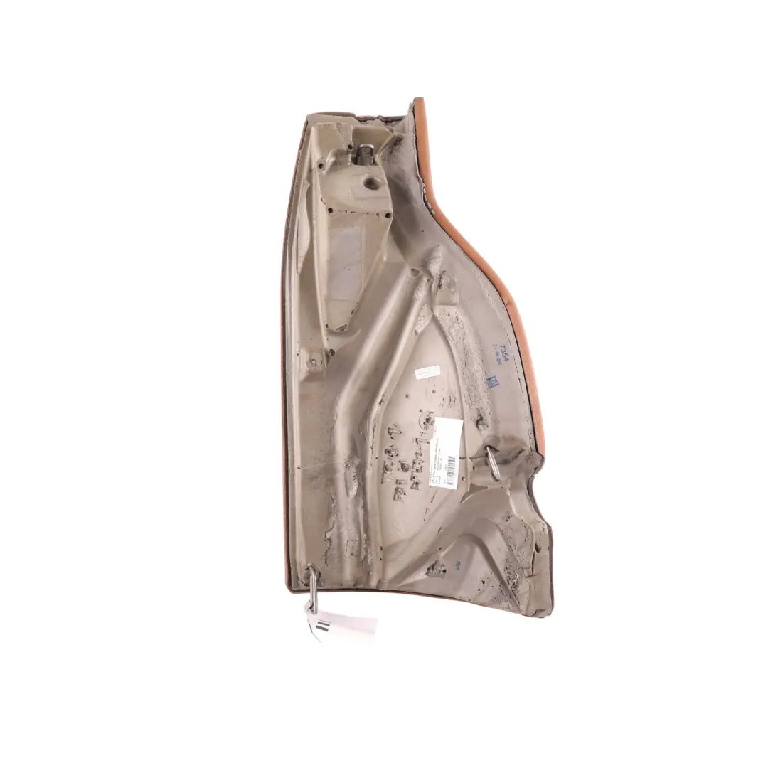 BMW F31 Touring Rear Seat Bench Left N/S Lateral Panel Leather Saddle Brown - SKU 7306191 - Part number 7306191