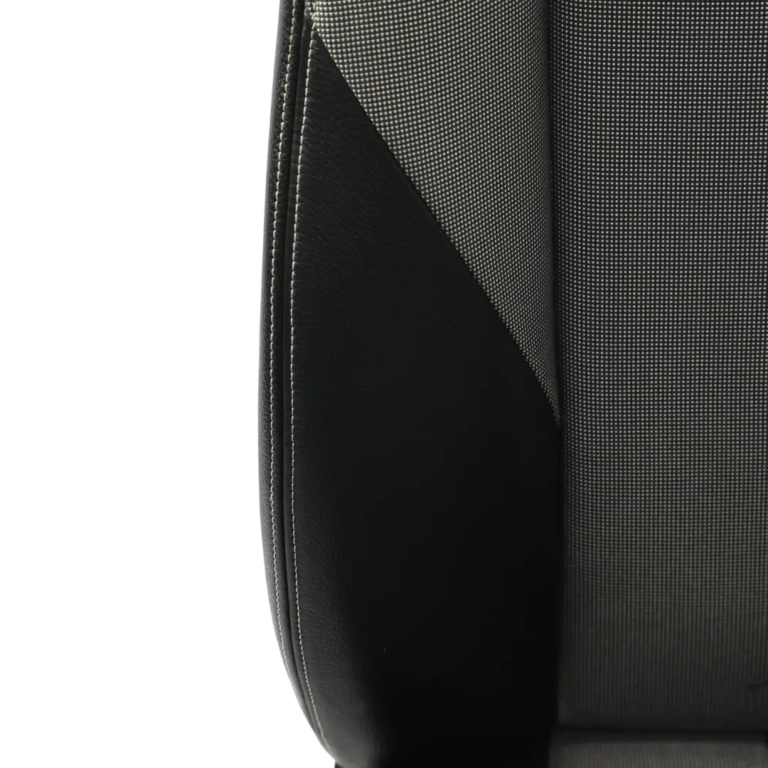 BMW F20 Sedile Anteriore Sinistro Tessuto Pelle Metro Argento Nero - SKU 7312421-1 - Numero di parte 7312421