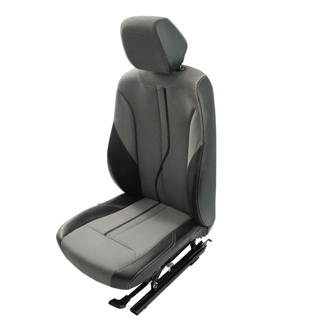 Sedile Anteriore Destro Interno Tessuto Pelle Nero Bianco per BMW F20 con numero di parte 7312422 BMW F20 Sedile Anteriore Destro Interno Tessuto Pelle Nero Bianco - SKU 7312422-2 - Numero di parte 7312422
