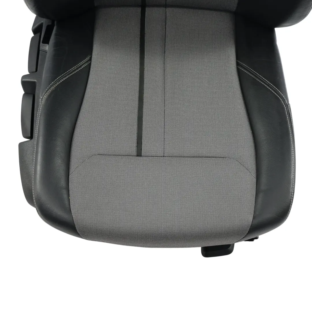 BMW F20 Przedni Prawy Fotel Materiał Skóra Czarno/Biały - SKU 7312422-2 - Numer Części 7312422