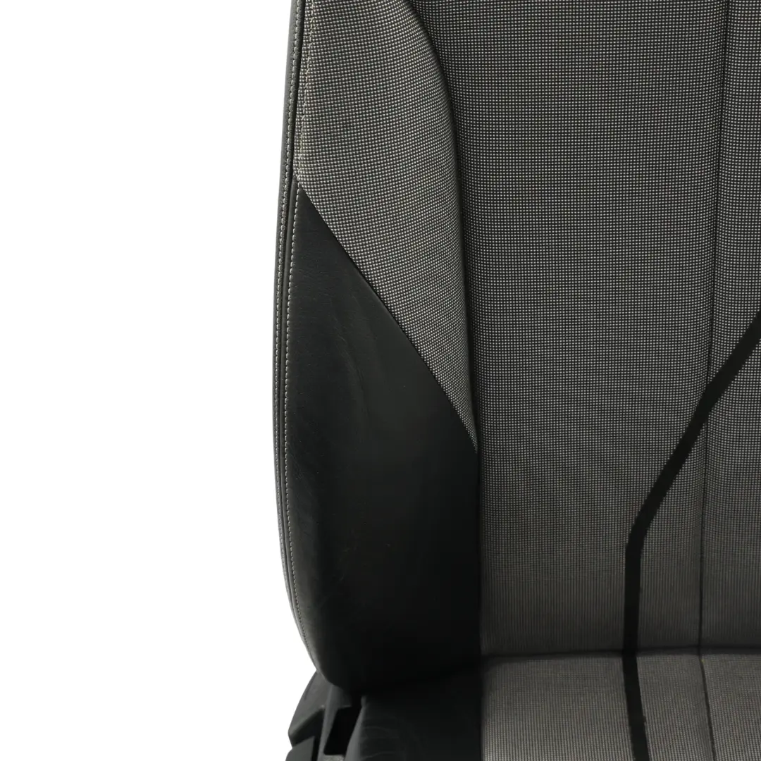 BMW F20 Siège Avant Droit Intérieur Tissu Cuir Noir Blanc - SKU 7312422-2 - Numéro de pièce 7312422