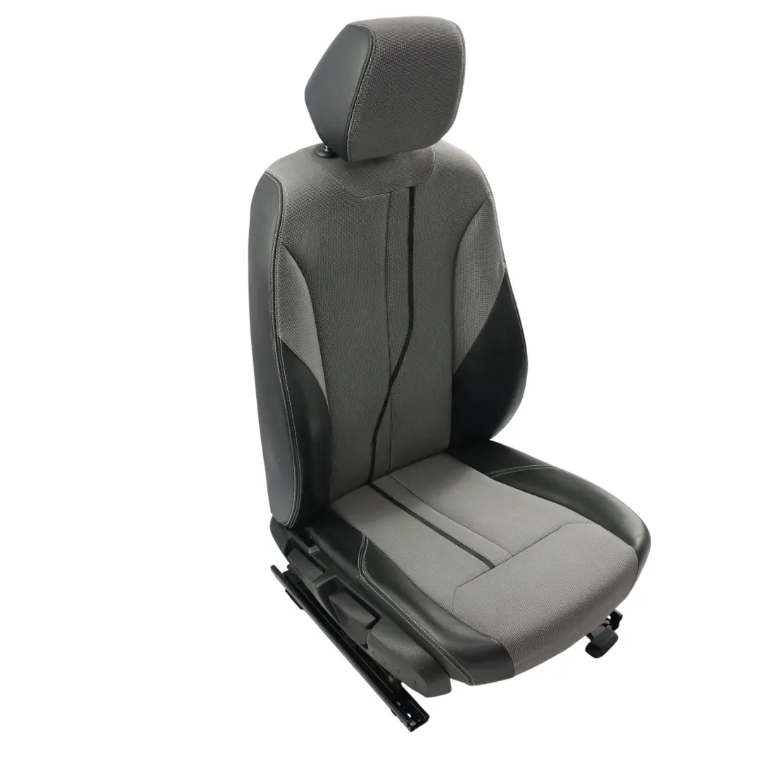 BMW F20 Przedni Prawy Fotel Materiał Skóra Czarno/Biały - SKU 7312422-2 - Numer Części 7312422