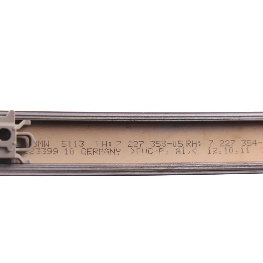 BMW F13 Roof Moulding Railing Trim Strip Left N/S Spacegrau - A52 - SKU 7327967-SCG - Part number 7327967