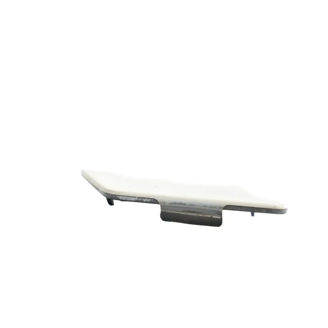 Front Bumper Hook Tow Eye Cover Alpinweiss 3 White - 300 to BMW F10 LCI with Part number 7332838 BMW F10 LCI Front Bumper Hook Tow Eye Cover Alpinweiss 3 White - 300 - SKU 7332838-AW - Part number 7332838