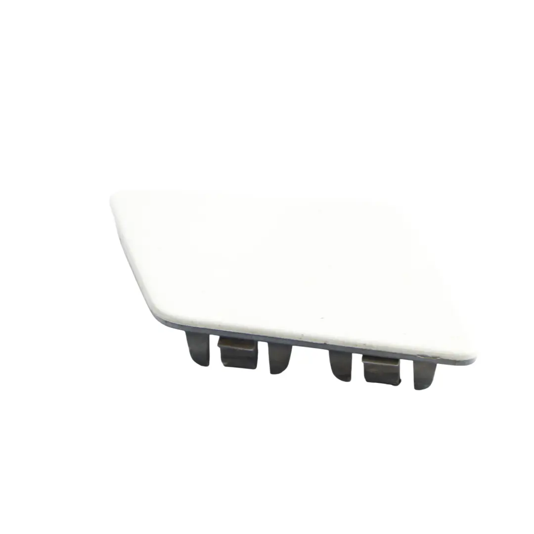 BMW F10 LCI Front Bumper Hook Tow Eye Cover Alpinweiss 3 White - 300 - SKU 7332838-AW - Part number 7332838