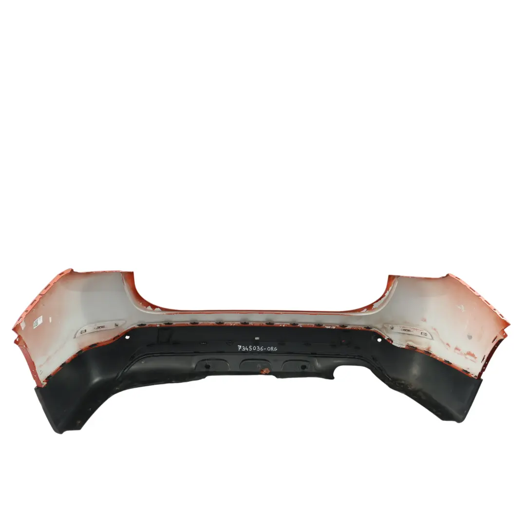  Bumper Rear BMW X1 E84 Trim Panel PDC S Line Valencia Orange Metallic - B44 - SKU 7345036-ORG - Part number 7345036