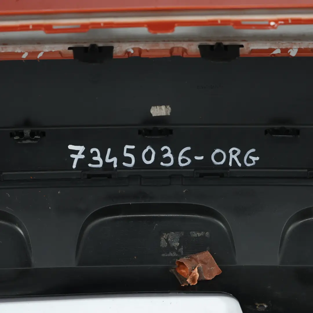  Bumper Rear BMW X1 E84 Trim Panel PDC S Line Valencia Orange Metallic - B44 - SKU 7345036-ORG - Part number 7345036