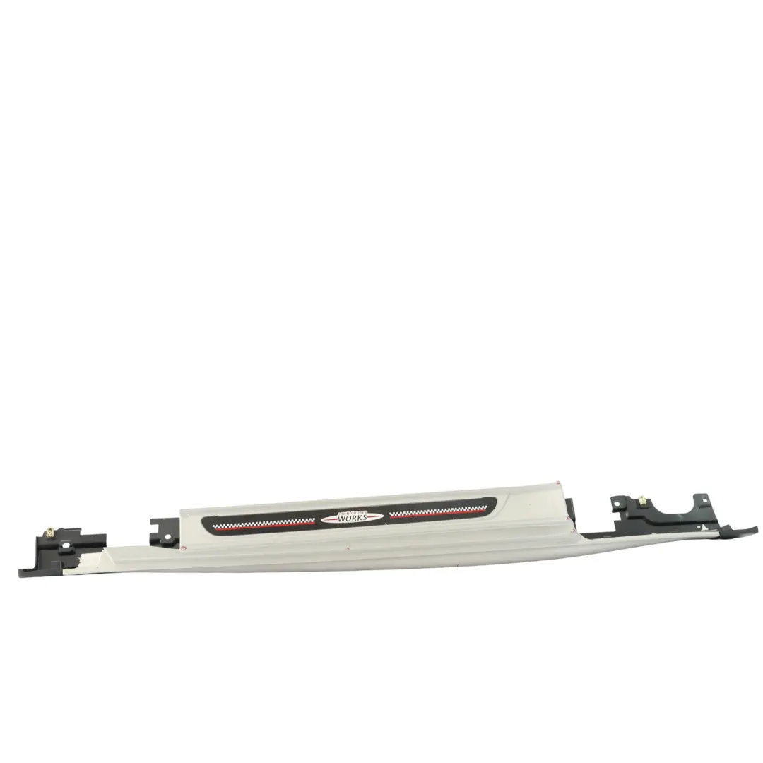 Mini F56 Faldon Lateral Izquierdo JCW Panel Blanco Plata Metalico A62 - SKU 7352151-WS - Número de pieza 7352151