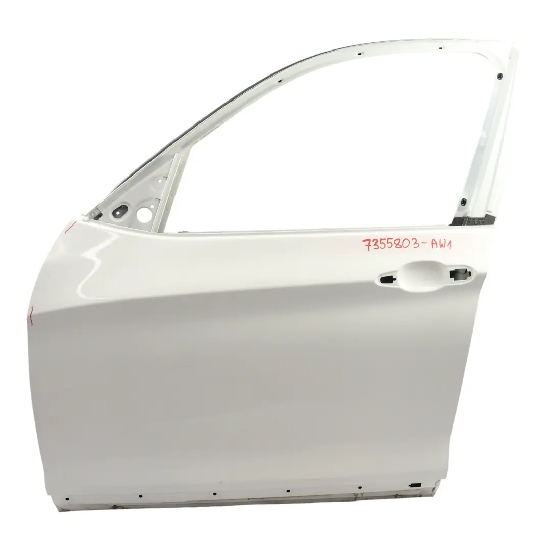 Door Front Left N/S Alpinweiss Alpine White 3 - 300 to BMW X3 F25 with Part number 7355803 BMW X3 F25 Door Front Left N/S Alpinweiss Alpine White 3 - 300 - SKU 7355803-AW1 - Part number 7355803