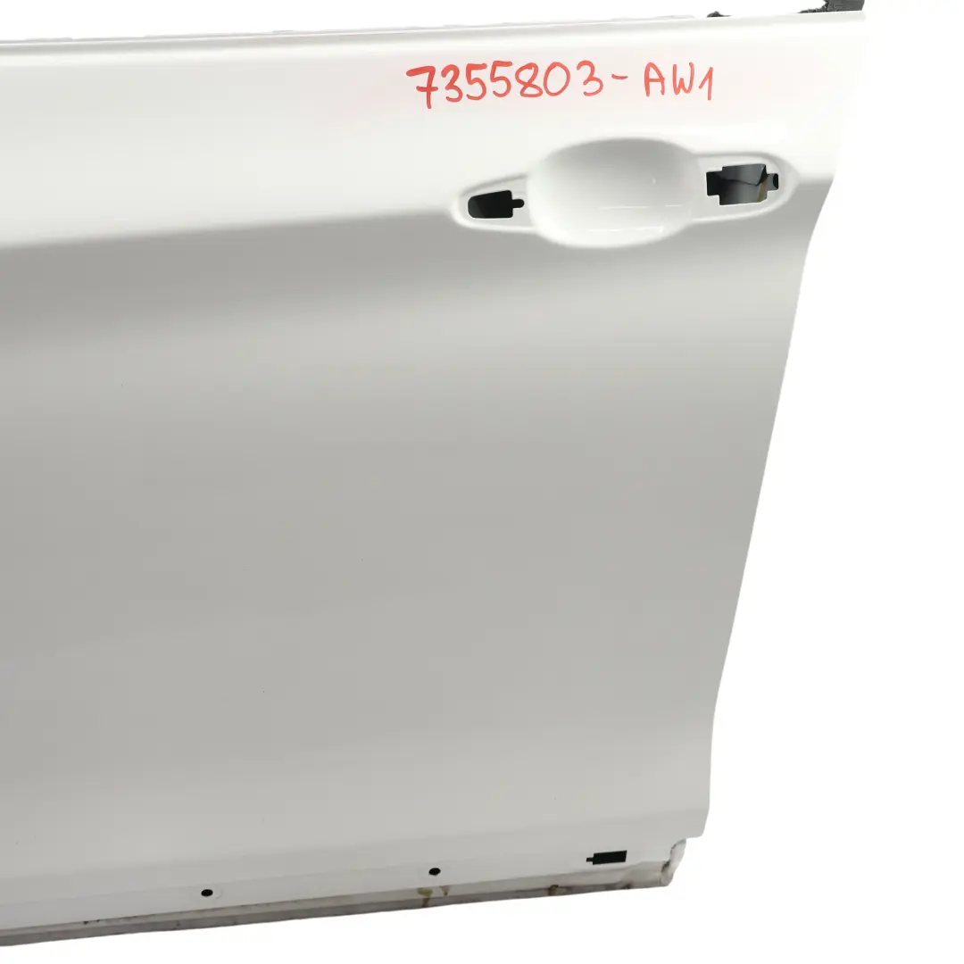 Door Front Left N/S Alpinweiss Alpine White 3 - 300 to BMW X3 F25 with Part number 7355803 BMW X3 F25 Door Front Left N/S Alpinweiss Alpine White 3 - 300 - SKU 7355803-AW1 - Part number 7355803
