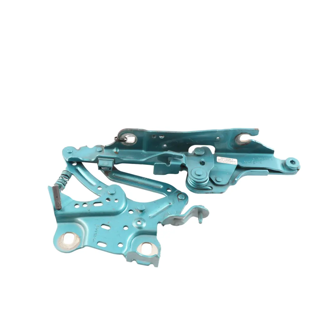 Bonnet Hood Hinge Left N/S Caribbean Aqua - C2E to Mini F55 F56 F57 Engine with Part number 7370301 Mini F55 F56 F57 Engine Bonnet Hood Hinge Left N/S Caribbean Aqua - C2E - SKU 7370301-CARR - Part number 7370301