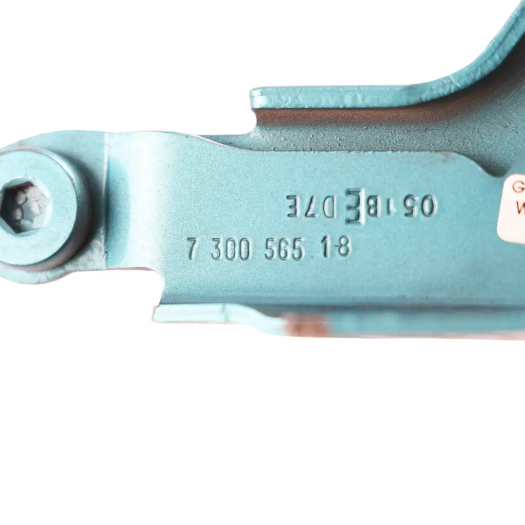 Mini F55 F56 F57 Engine Bonnet Hood Hinge Left N/S Caribbean Aqua - C2E - SKU 7370301-CARR - Part number 7370301